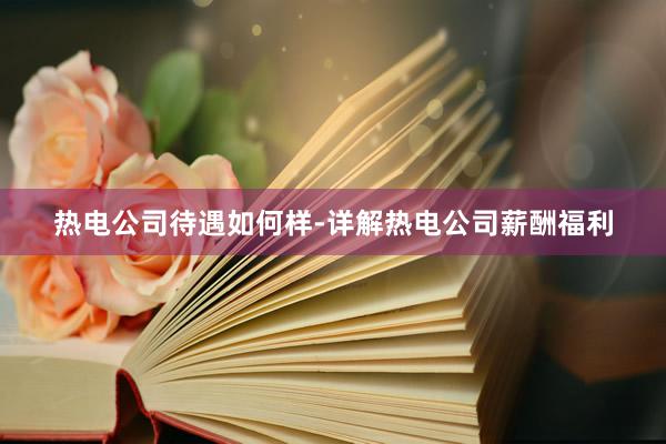 热电公司待遇如何样-详解热电公司薪酬福利